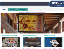 Tablet Screenshot of mccarthysign.com